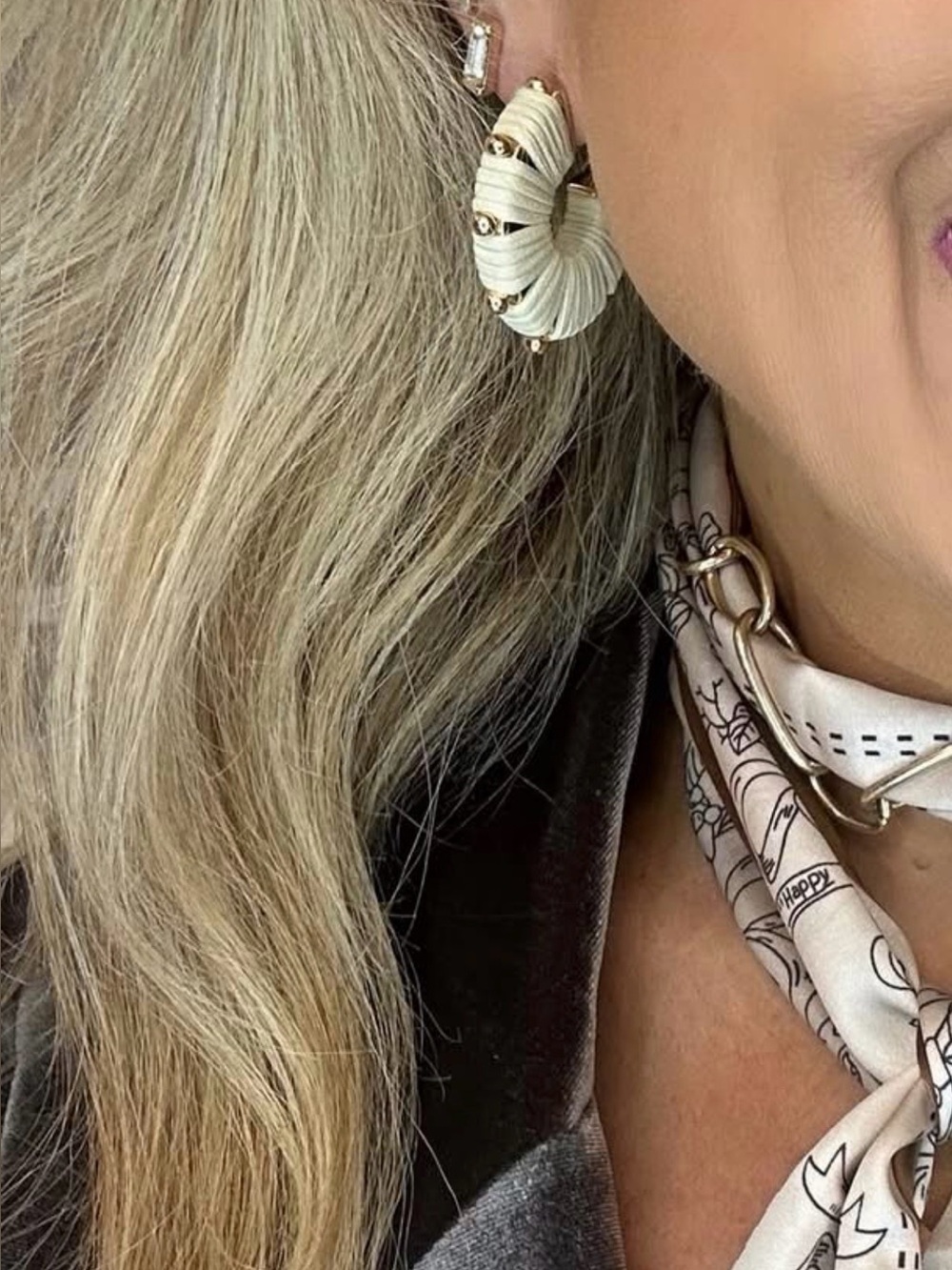 Park Lane “CUSTARD” lightweight Earrings